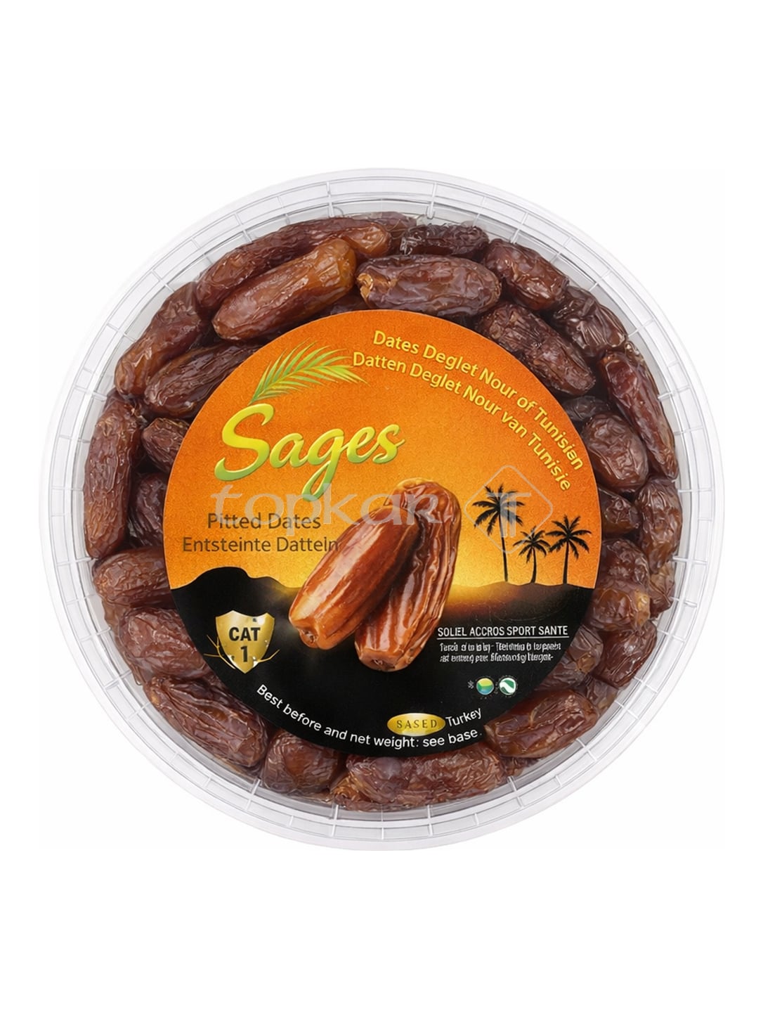 Sages Datteln Deglet Nour 500g – entsteinte Hurma aus Tunesien