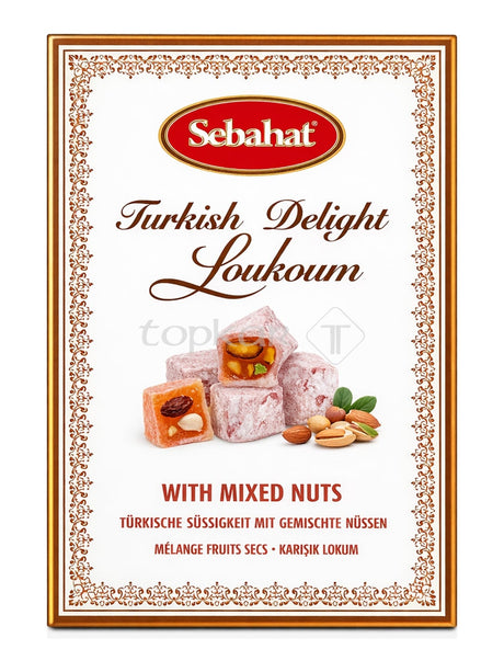 Sebahat Lokum mit gemischten Nüssen