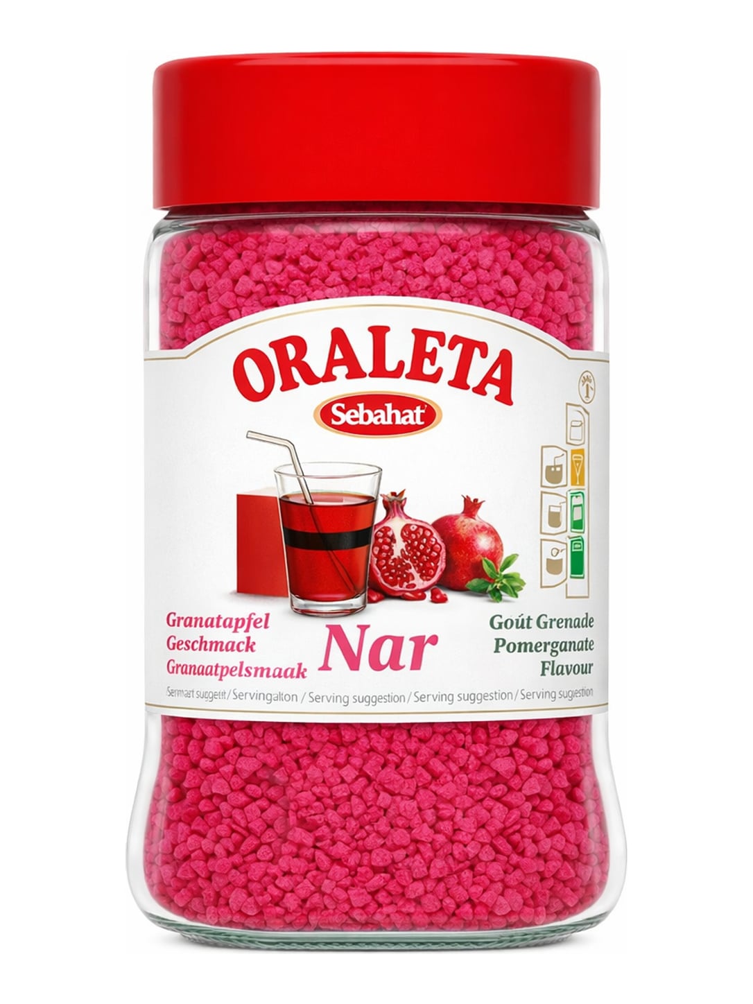 Sebahat Oraleta Nar Granatapfel 220g – Instant-Getränkepulver Granatapfelgeschmack