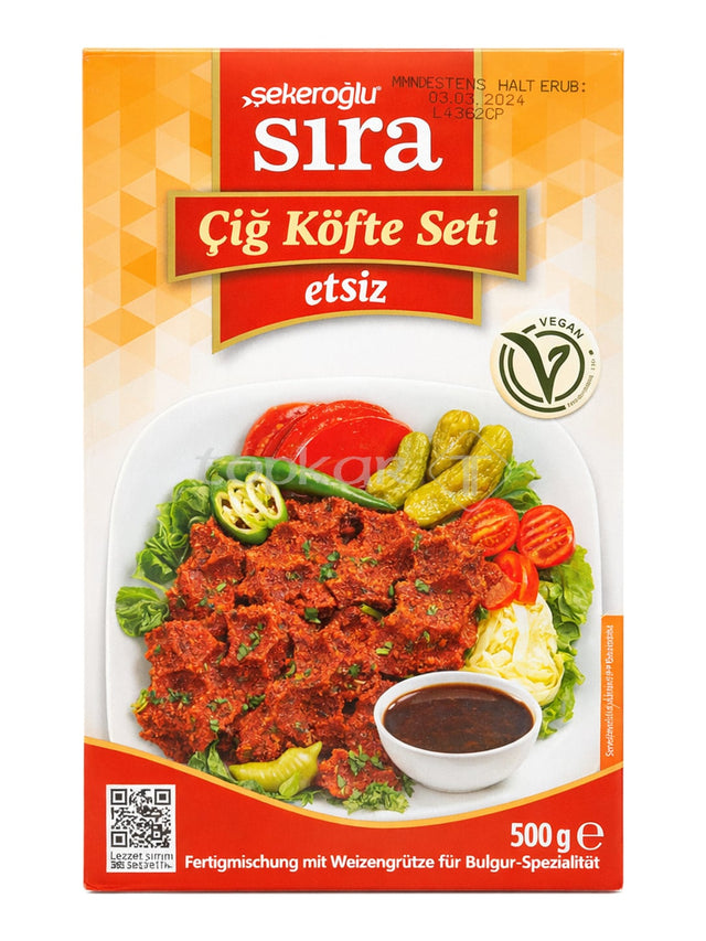 Şekeroğlu Çiğ Köfte Set 500g – etsiz Sıra Çiğ Köfte vegan fleischlos