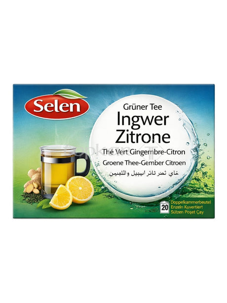 Selen Grüner Tee Ingwer Zitrone
