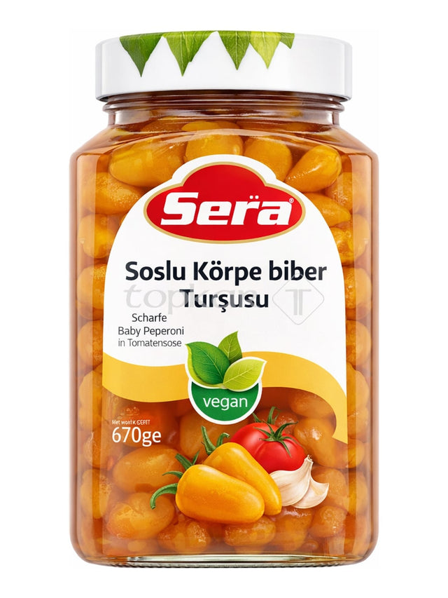 Sera Baby Peperoni in Tomatensosse eingelegt
