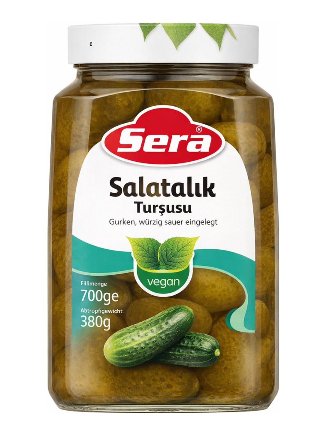 Sera Eingelegte Gurken 700g – Salatalık Turşusu würzig sauer eingelegt