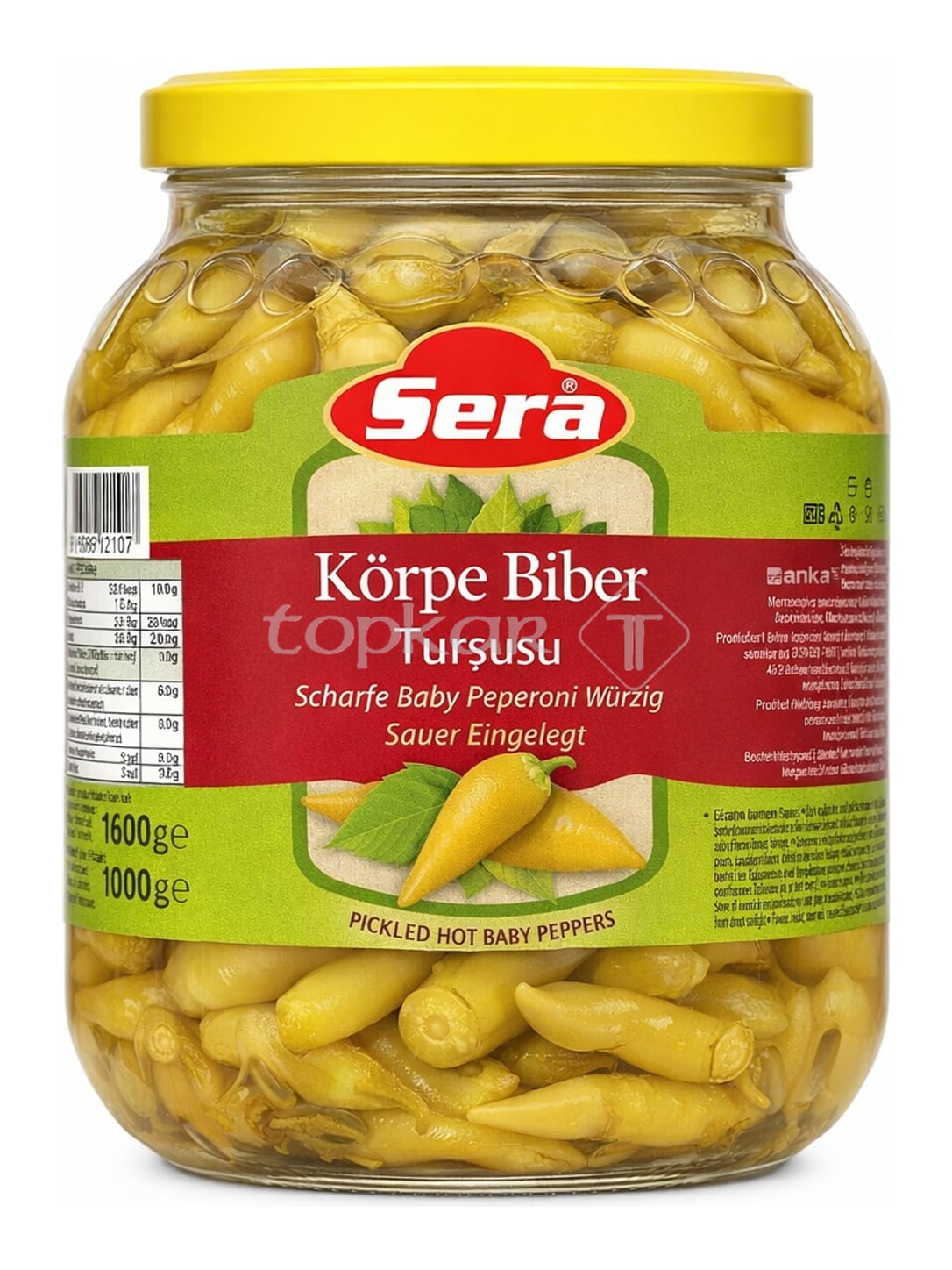 Sera Eingelegte Scharfe Baby-Peperoni