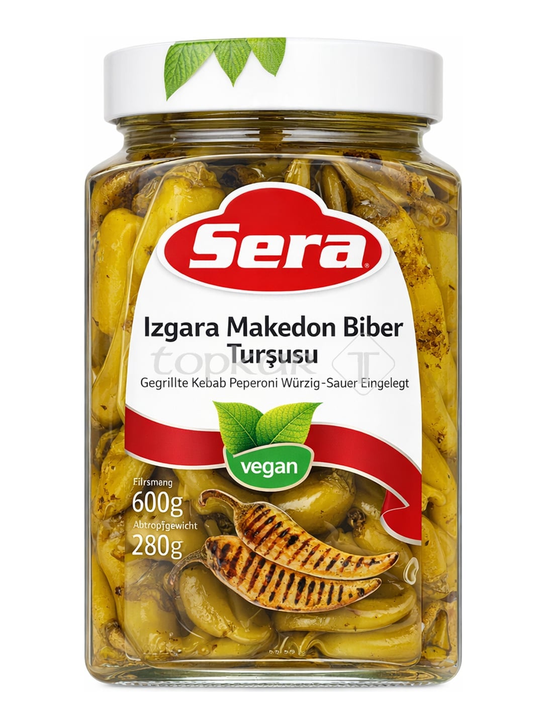 Sera Gegrillte Peperoni – Közlenmiş Biber Turşusu