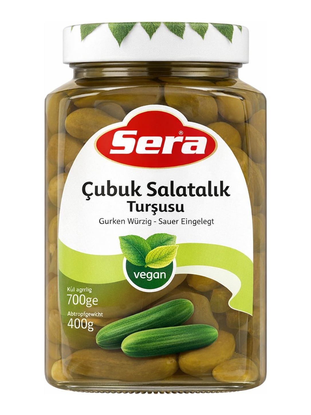 Sera Çubuk Salatalık Turşusu 700g – türkische Stabgurken würzig sauer eingelegt