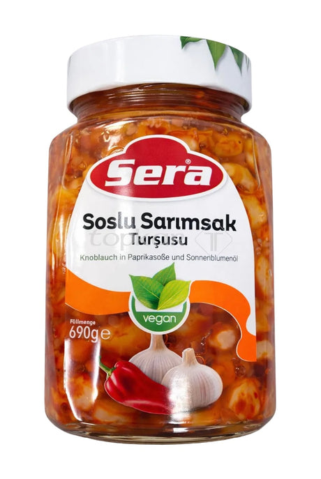 Sera Knoblauch in Paprikasoße