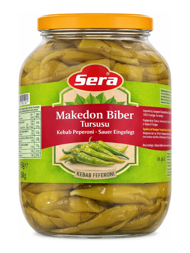 Sera Makedon Biber Turşusu 1550g – eingelegte Kebab-Peperoni sauer eingelegt