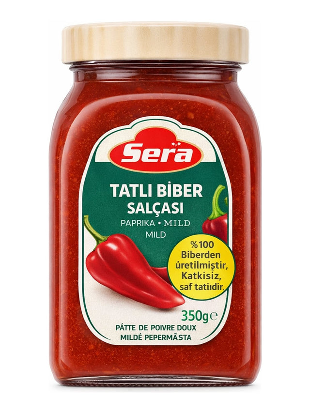 Sera Paprikamark Mild 350g – Tatlı Biber Salçası türkisches Paprikamark