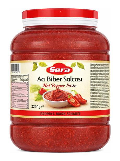 Sera Paprikamark Scharf 3200g – Acı Biber Salçası türkisches scharfes Paprikamark