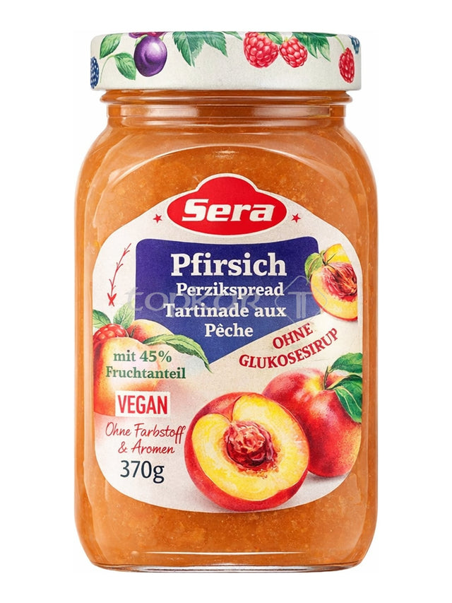 Sera Pfirsich Fruchtaufstrich