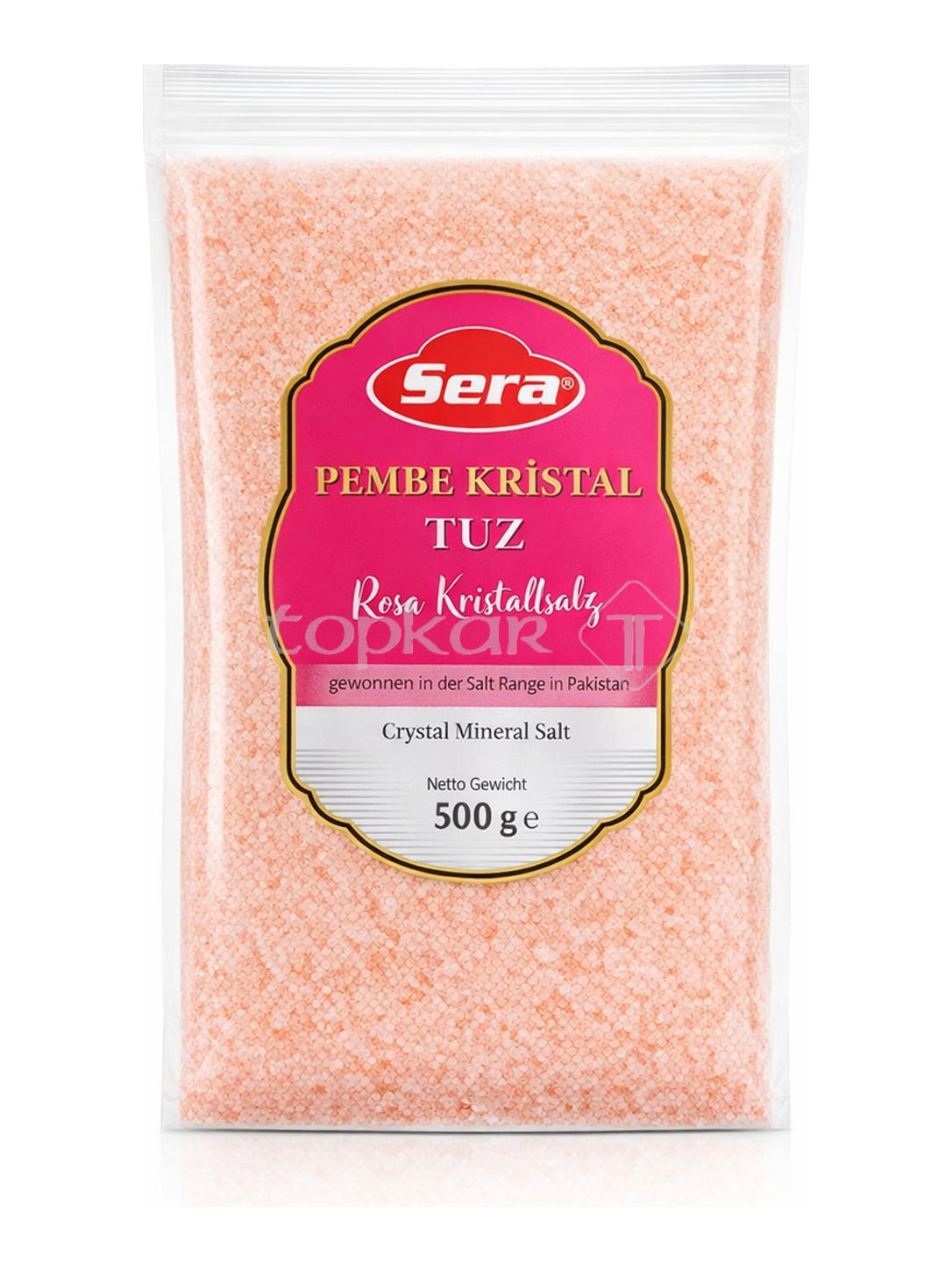 Sera Rosa Kristallsalz 500g – Pembe Kristal Tuz Himalaya-Salz