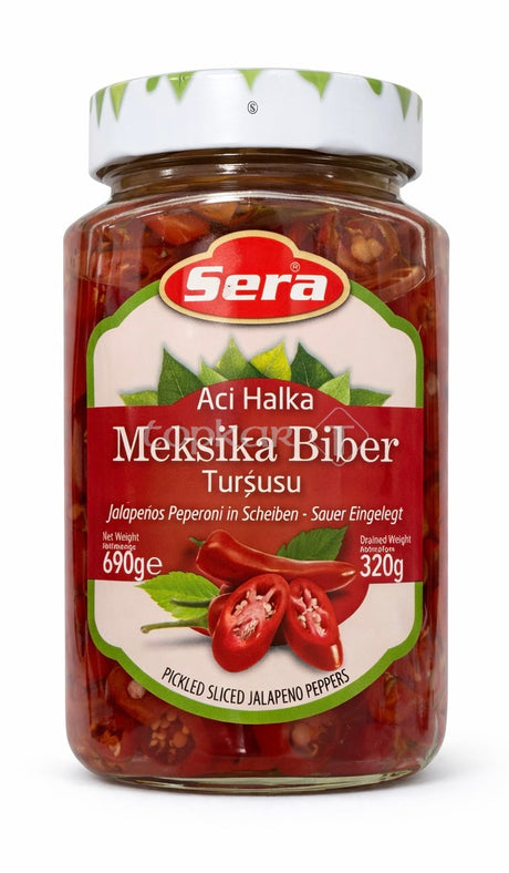Sera Rote Jalapenos in Scheiben