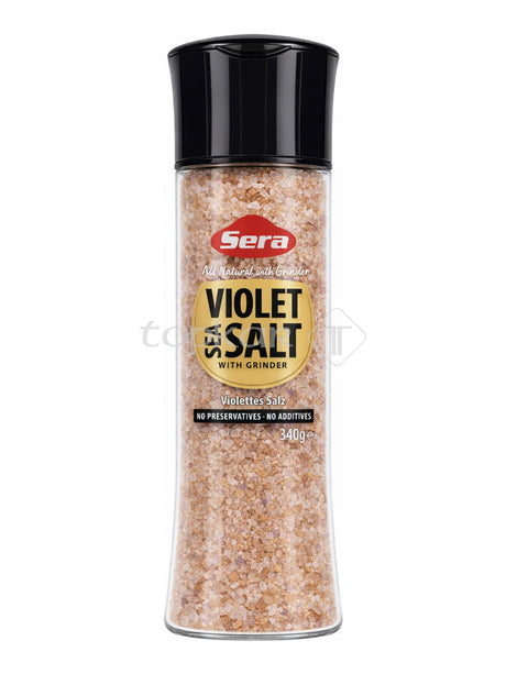Sera Violettes Meersalz mit Mühle 340g – Mor Aromalı Deniz Tuzu Meersalz