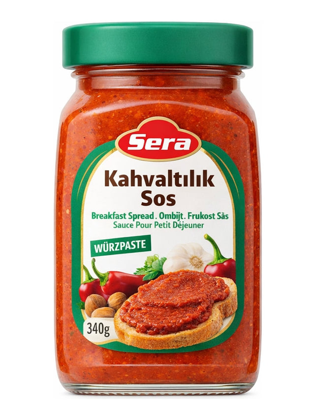 Sera Acuka 340g – Kahvaltılık Sos türkische Würzpaste mit Walnüssen und Paprika