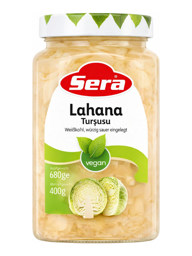 Sera Lahana Turşusu 680g – Eingelegter Weißkohl sauer eingelegt türkisch