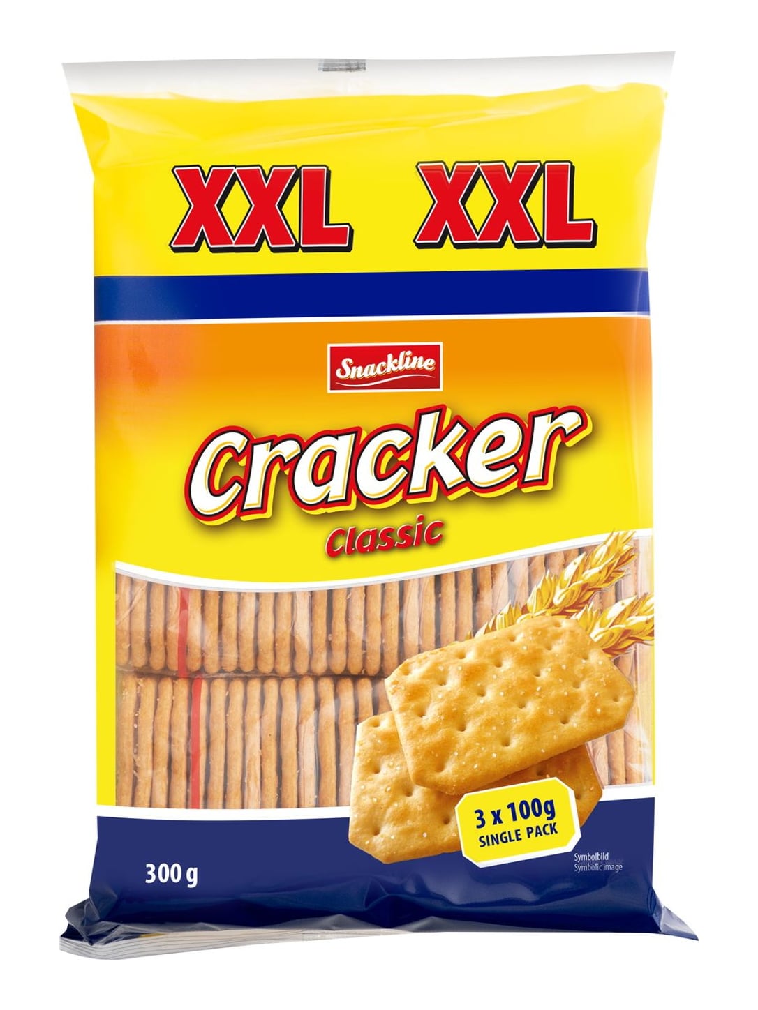Snackline Cracker Classic XXL Salz 300g – knusprige Salzcracker