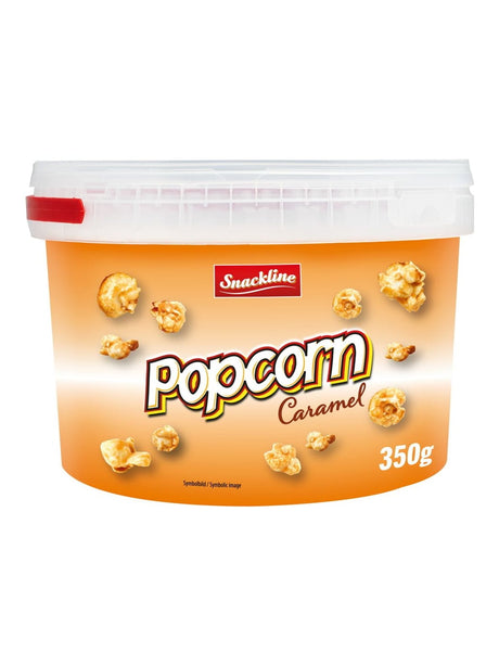 Snackline Karamell Popcorn 350g – fertiges süßes Caramel Popcorn