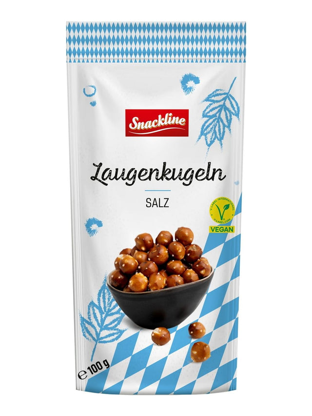Snackline Laugenkugeln Salz 100g – knuspriges Laugengebäck mit Salz
