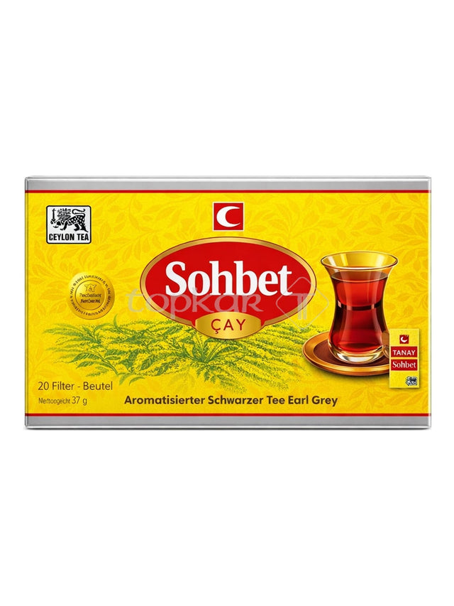 Sohbet Earl Grey Schwarztee Filterbeutel