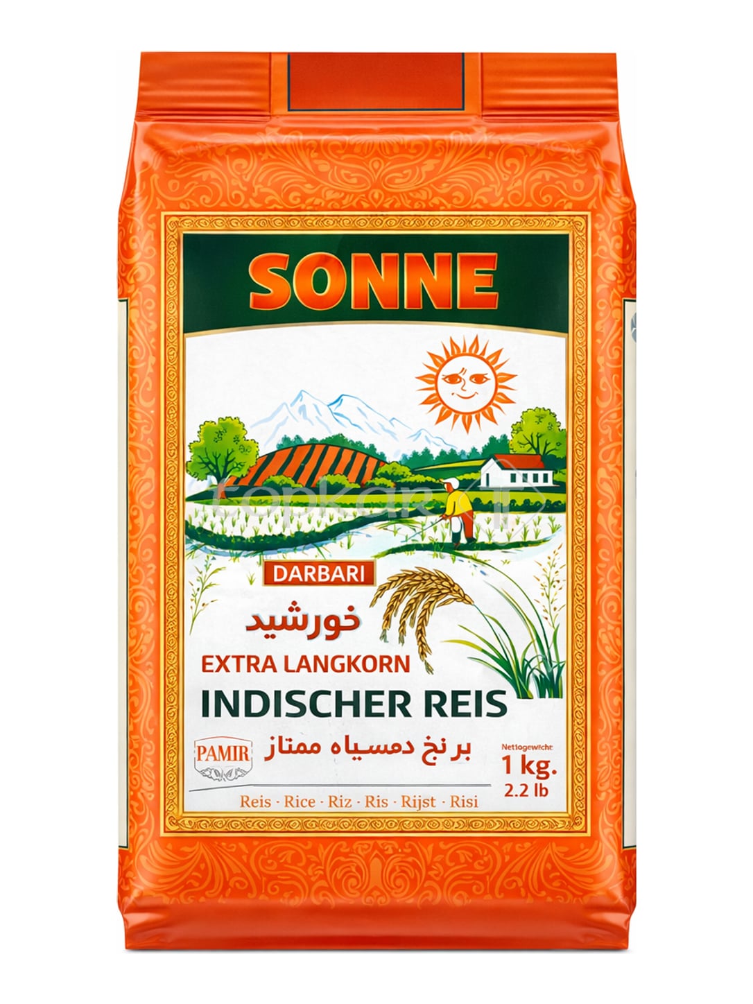 Sonne Darbari Extra Langkorn Reis 1 kg – indischer Langkornreis für Biryani