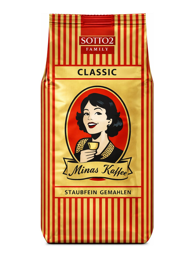 Sottos Family Minas Kava Classic 200g – staubfein gemahlener Röstkaffee Türk Kahvesi
