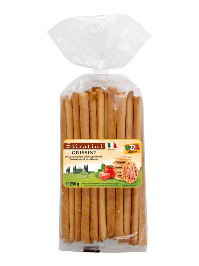 Stiratini Grissini Pizza 250g – italienische Brotstangen mit Tomate & Oregano