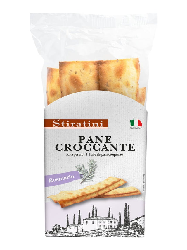 Stiratini Knusperbrot Rosmarin 140g – Pane Croccante italienische Cracker