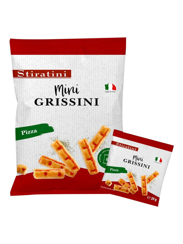Stiratini Mini Grissini Pizza 120g – italienische Grissini Brotstangen