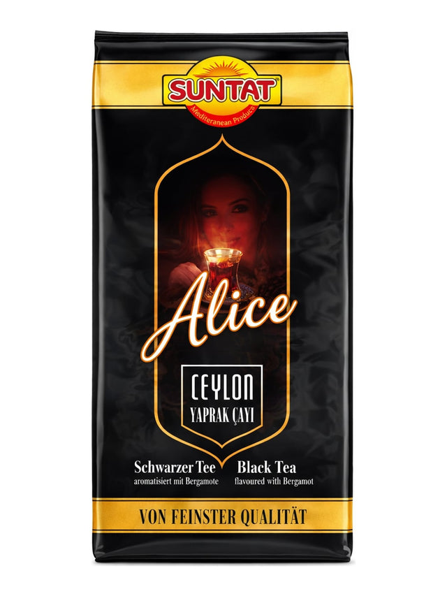 Suntat Alice Ceylon Yaprak Çayı – Schwarzer Tee mit Bergamotte