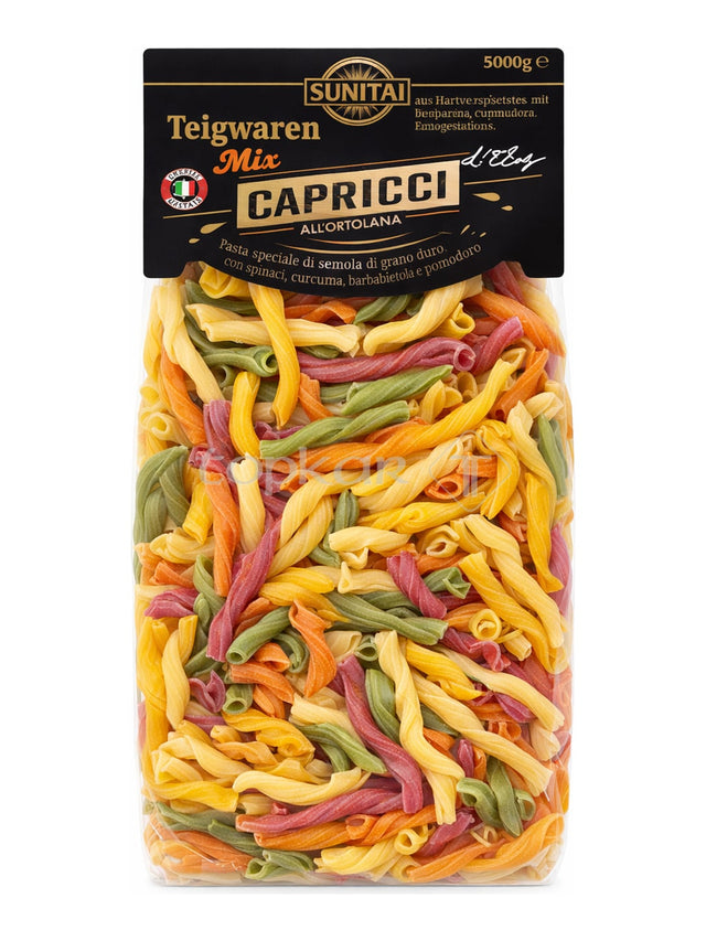 Suntat Bunte Teigwaren 500g – Capricci all'Ortolana Gemüsenudeln