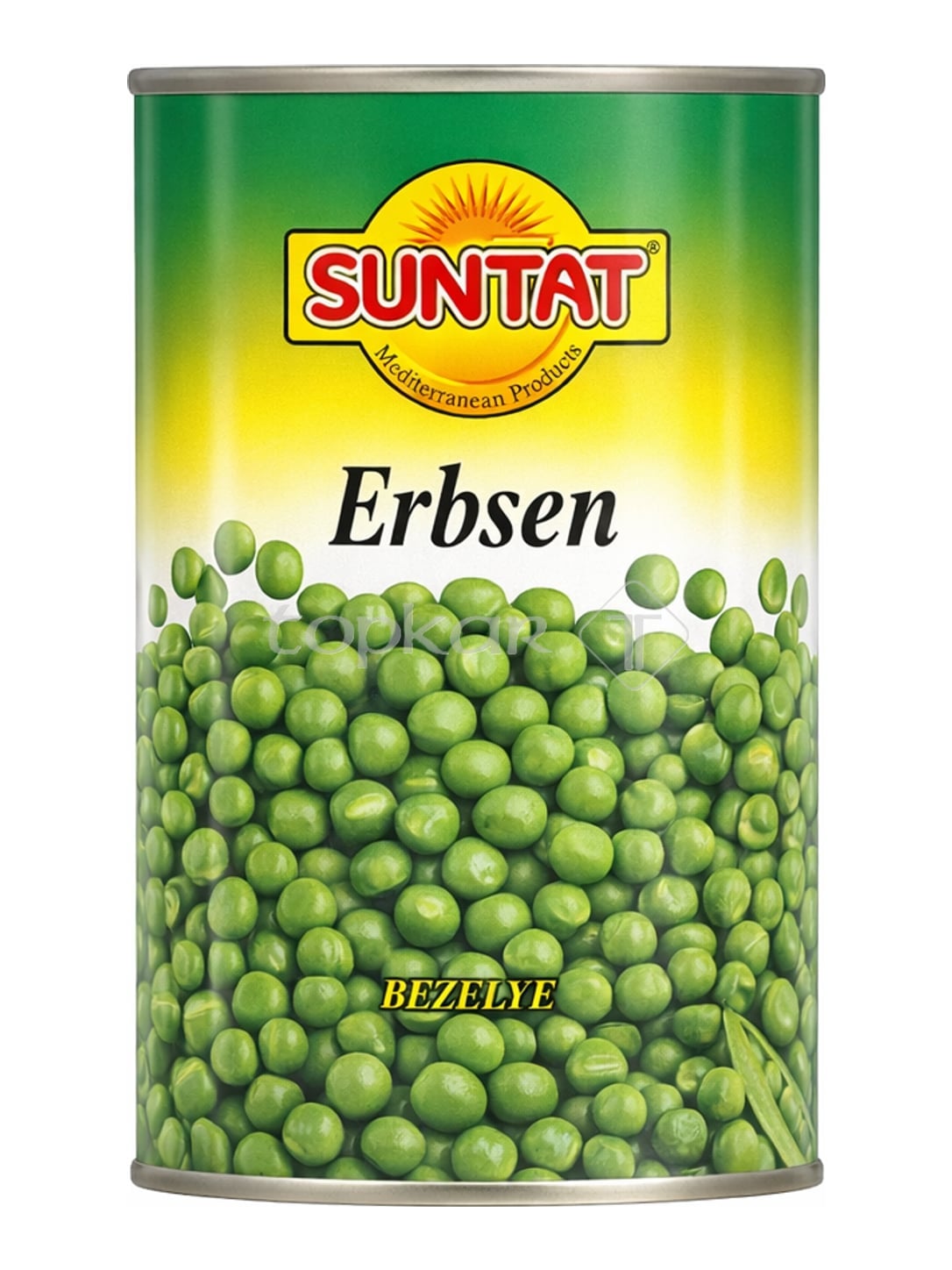 Suntat Erbsen – Bezelye grüne Erbsen aus der Dose
