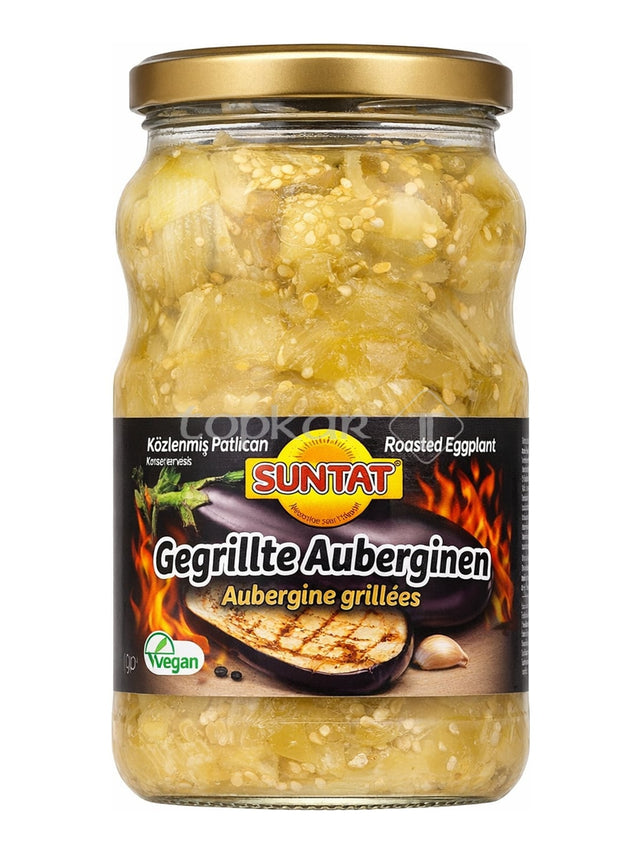 Suntat Gegrillte Auberginen