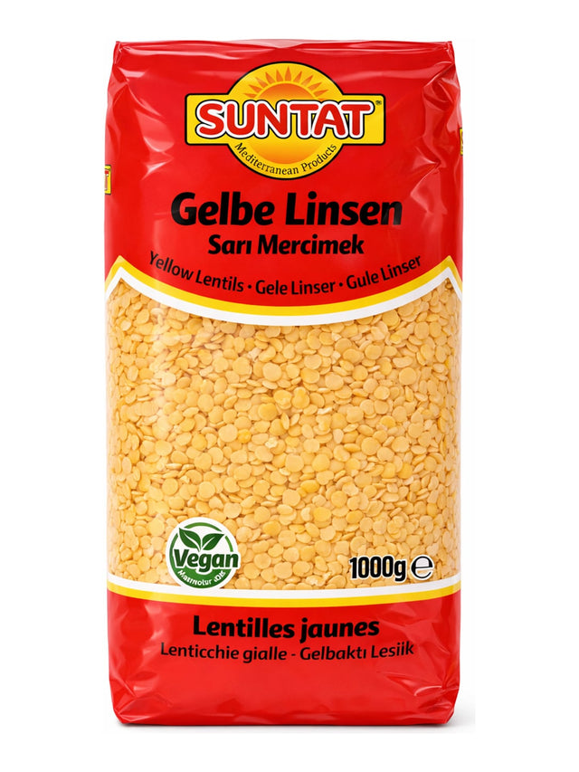 Suntat Gelbe Linsen 1000g – Sarı Mercimek türkische gelbe Linsen