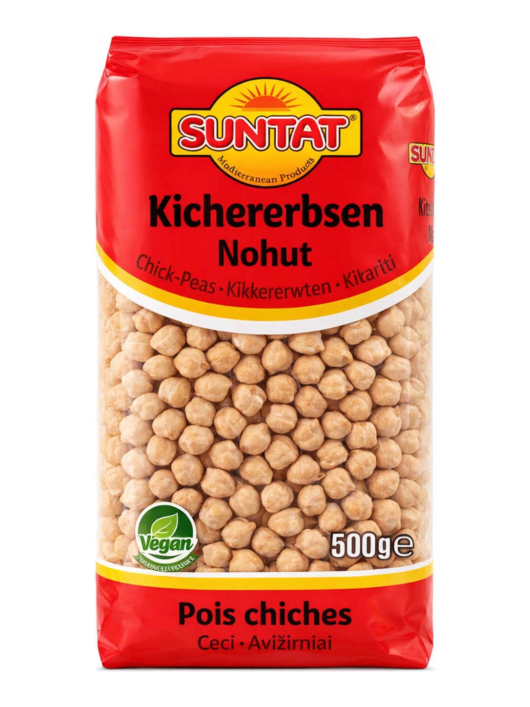 Suntat Kichererbsen Getrocknet 500g – Nohut Chick Peas getrocknete Hülsenfrüchte