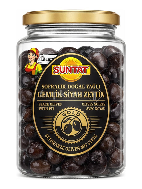 Suntat Schwarze Oliven Gemlik