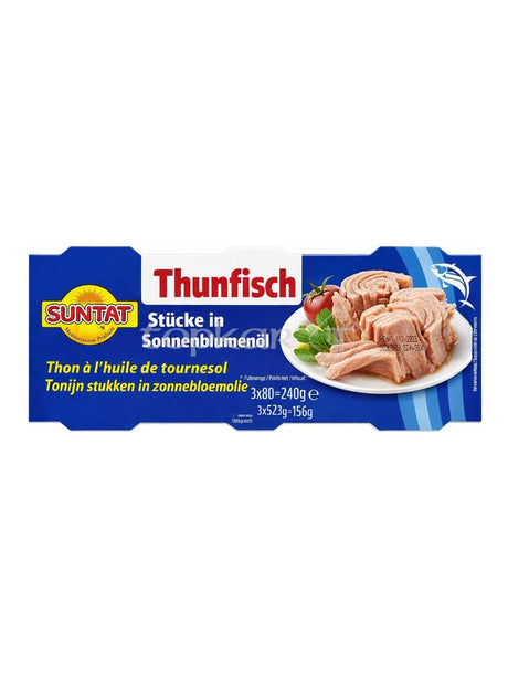 Suntat Thunfisch Stücke in Sonnenblumenöl