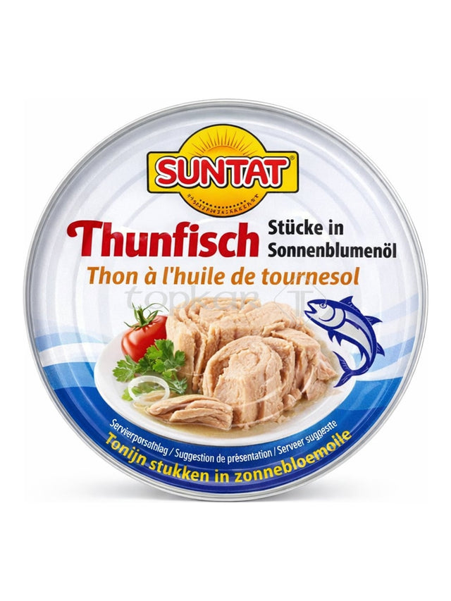 Suntat Thunfisch Stücke in Sonnenblumenöl