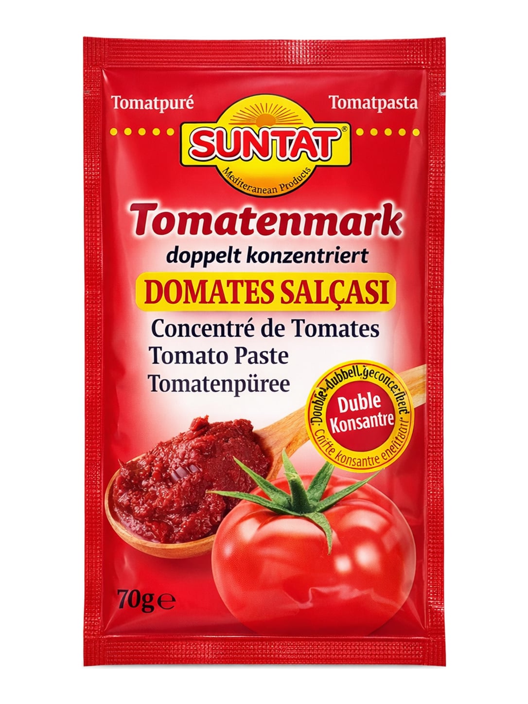 Suntat Tomatenmark doppelt konzentriert 70g – Domates Salçası türkisches Tomatenmark