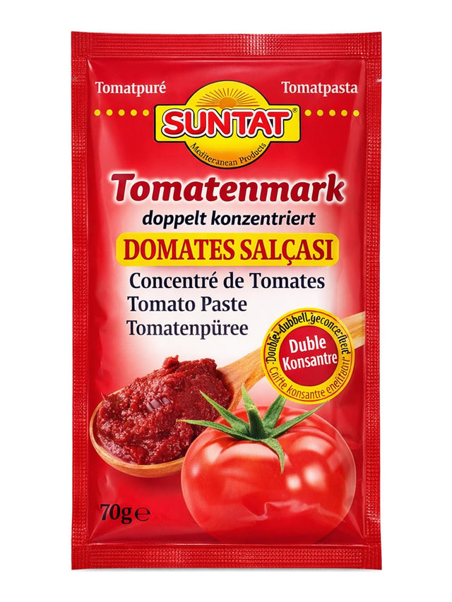 Suntat Tomatenmark doppelt konzentriert 70g – Domates Salçası türkisches Tomatenmark