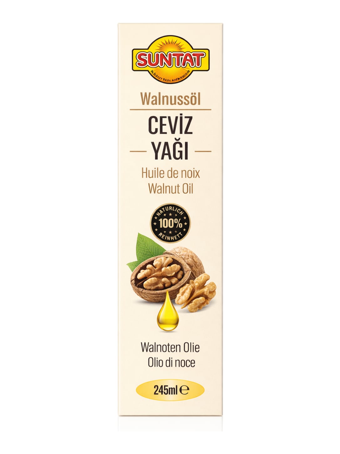 Suntat Walnussöl 245 ml – Ceviz Yağı kaltgepresstes Walnussöl