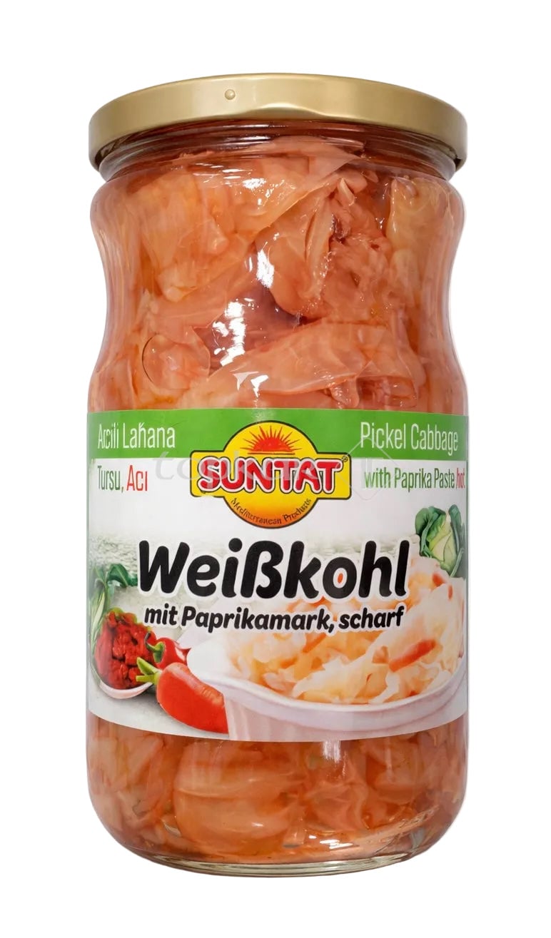 Suntat Weißkohl mit Paprikamark scharf