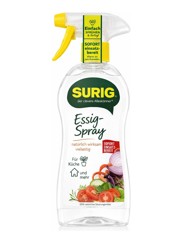 Surig Essig-Spray 500 ml – Speiseessig 8% Säure vegan Sprühflasche
