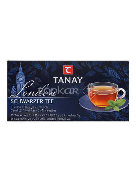 Tanay London Schwarzer Tee