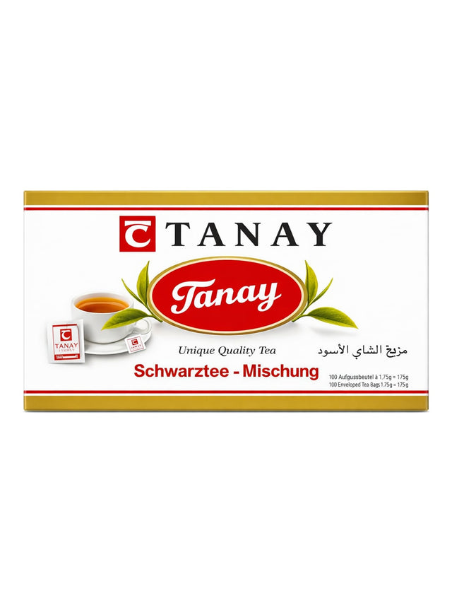 Tanay Schwarztee Ceylon Mischung 175g – 100 Aufgussbeutel Çay aus Sri Lanka
