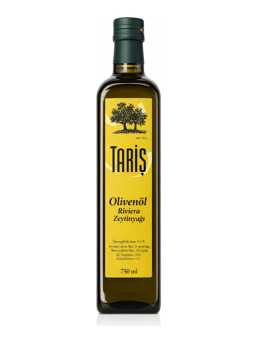 Tariş Olivenöl Riviera 750 ml – Zeytinyağı Riviera türkisches Olivenöl aus İzmir