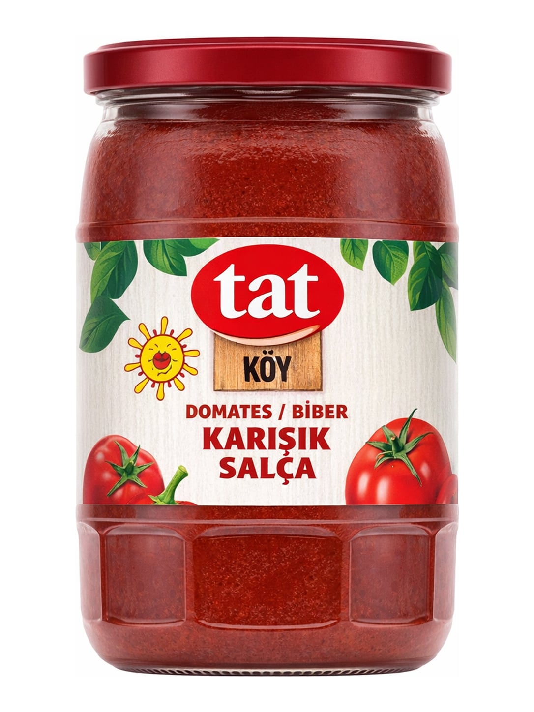 Tat Köy Domates Biber Karışık Salça 560g – Tomaten-Paprika-Mark aus der Türkei