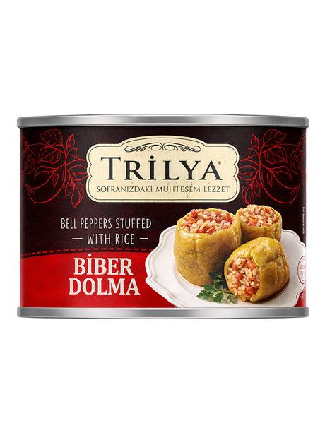 Trilya Biber Dolma 400g – Gefüllte Paprika mit Reis türkische Konserve