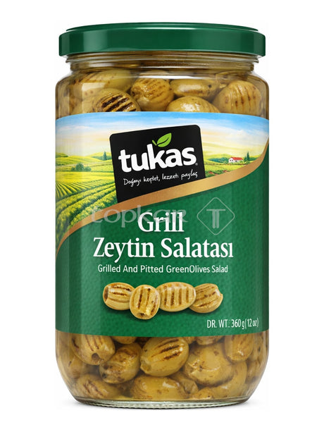Tukas Gegrillter Grüner Olivensalat