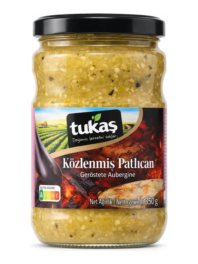 Tukas Geröstete Aubergine 650g – Közlenmiş Patlıcan türkische Auberginen-Konserve